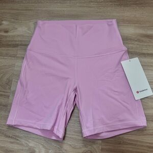 lululemon Pink Align 6” Short